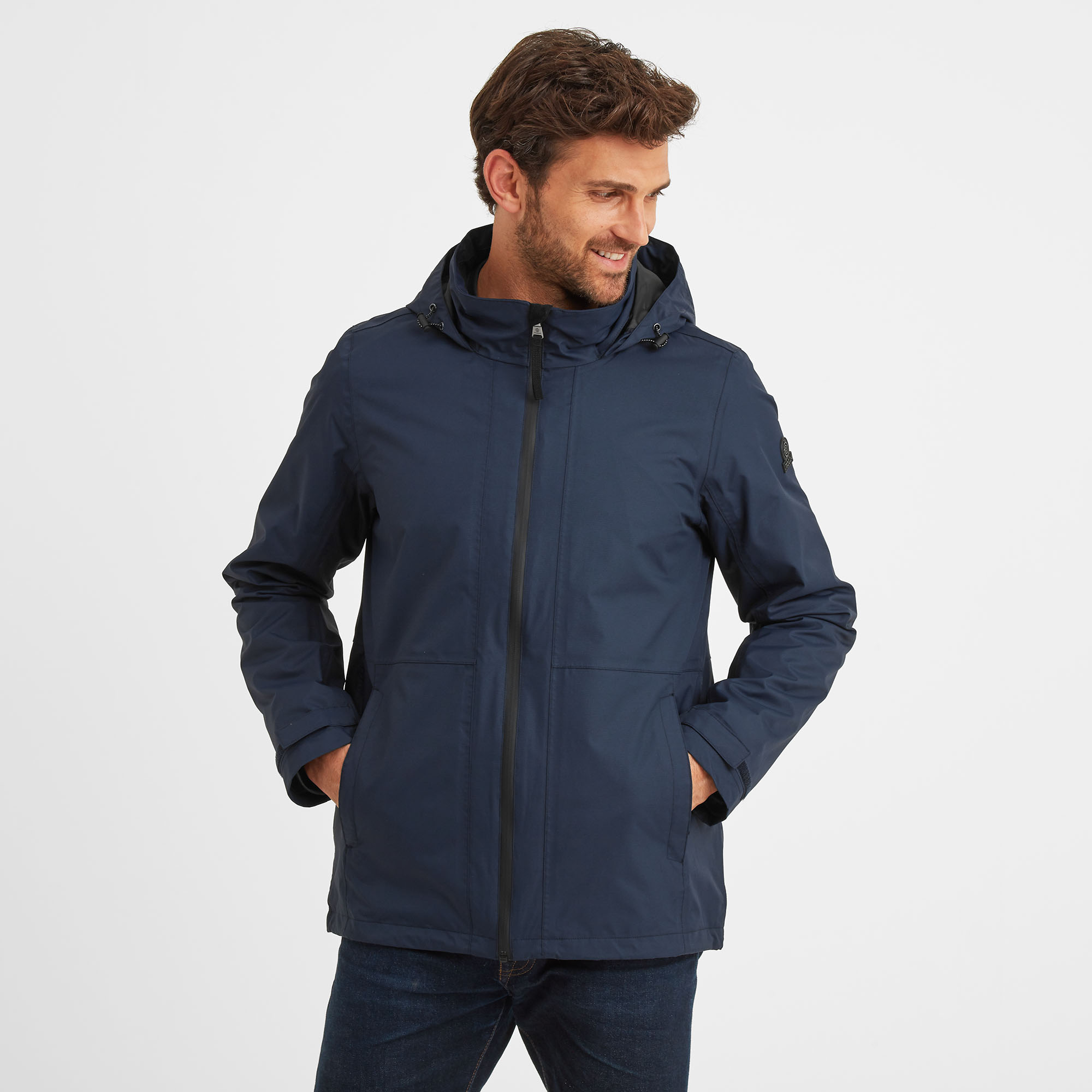 TOG24 Gribton Mens Waterproof Hooded Jacket Raincoat Breathable ...